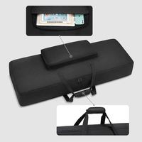 Étui pour clavier BSCI 61 touches, sac pour clavier Piano Gig Bag, 40 "x 16" x 6 "étanche en nylon 600D Oxford noir 10MM mousse Paddingp
