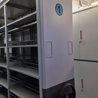 Armoire d'archives en acier robuste, électrique et intelligente, avec étagère à bons de commande et classeur à commande manuelle, avec protection anticorrosion