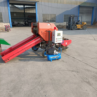 Presse à balles carrées haute densité Longmiao et machine d'emballage avec moteur pour ensilage de maïs, paille, foin, herbe, fourrage – Haute sécurité