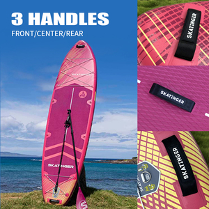Skatinger New Design Yoga SUP Print Pattern 11'6''x35'' Single Layer Inflatable Stand up Padel Paddle Board <strong>Standup</strong> <strong>Paddleboard</strong> - Product Image 2