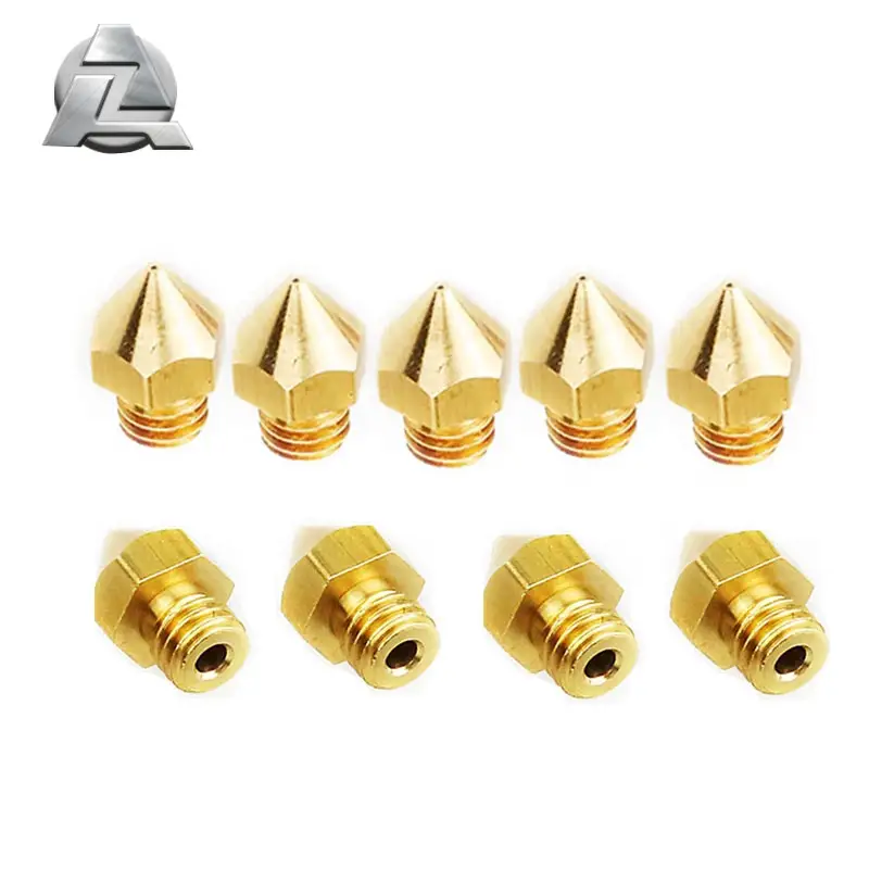 0.4MM MK8 Ender 3 Nozzles 3D Printer Brass Nozzles Extruder for Makerbot Creality CR-10 with 5 Needles and Metal Storage