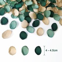 2022 NOUVEAU 100 pièces de fleurs artificielles en satin rose faites à la main pour mariage, fête, confettis, pétales à lancer pour la remise des diplômes