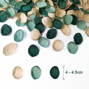 NUEVAS Flores Artificiales <span class=keywords><strong>de</strong></span> Rosa <span class=keywords><strong>de</strong></span> Satén Hechas a Mano, 100 Piezas, para Bodas, Fiestas, Confeti, Pétalos para Lanzar en Graduaciones - Product Image 6