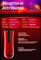 Godet de masturbation automatique intelligent pour homme, avec fonction de succion et de vibration, sensation de vagin réaliste, doux au toucher, discret, jouet sexuel