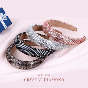 Serre-têtes en strass Hua Liyu pour femmes, accessoires de cheveux de style baroque, vente en gros, coiffes de mode - Product Image 3