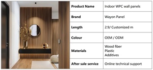 Paneles de Pared Interiores de WPC, Resistentes a la Humedad, Impermeables, Insonorizantes, Resistentes al Fuego, Revestimiento de Pared Moderno para Decoración Interior de Gimnasios - Product Image 6