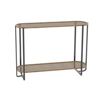 Table console personnalisable en bois massif et rotin shagreen, style nordique moderne de luxe, pour salon et couloir, décoration hôtelière
