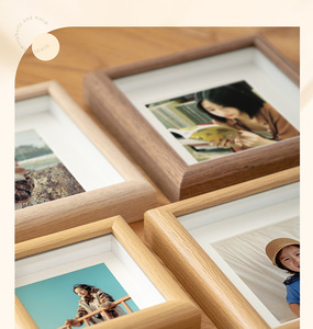Cadre <span class=keywords><strong>photo</strong></span> carré creux personnalisable avec support brodé pour mur, cadre boîte à ombre moderne et durable pour affichage sur table - Product Image 5