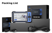 MUCAR 682 Outil de diagnostic de voiture CANFD OBD2 Scanner Contrôle bidirectionnel 20 Reset Système complet de diagnostic Mise à jour gratuite