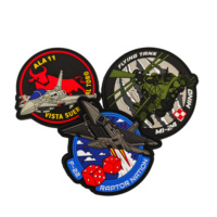 Patchs en PVC souple 2D personnalisés avec logo, en caoutchouc, pour cadeaux, anime, et patchs 3D en PVC avec Velcro