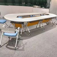 Bureau d'étude pliable en métal réglable pour enfants, design moderne, idéal pour l'étude et le télétravail