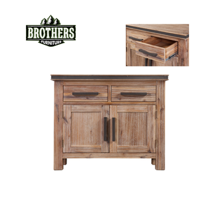 Meilleur prix Buffet solide à 2 portes de marque Atlas au design moderne Table de garde-robe pour la maison Salle à manger en bois fabriqué au Vietnam - Product Image 1