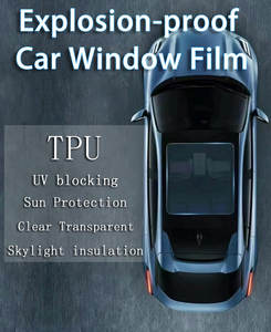 TPU PPF uf IRR طارد فتحة سقف حرارية Insulationlce درع الجسم واقية من الانفجار الزجاج فيلم واقية للسيارة - Product Image 2