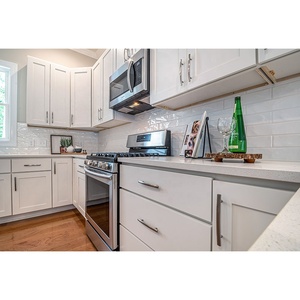 Hoàn Thành đầy đủ thiết lập Trắng KICHEN Tủ thiết kế hiện đại Đồ nội thất nhà bếp bằng gỗ Shaker Modular Mô Hình Bộ KICHEN tủ - Product Image 3