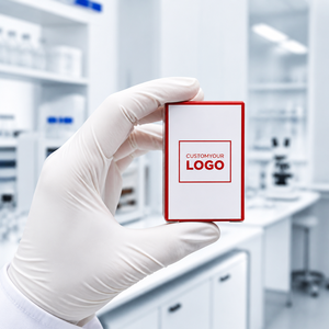 Custom <b>Printed</b> Peptide Vial <b>Paper</b> Box With DNA Design Rigid Packaging Carton For Laboratory Vials - Product Image 4
