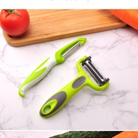 Roestvrijstalen Messen Julienne Dunschiller Fruit Groente Shredder Snijmachine Dubbele Snijder Aardappel Wortelrasp Keuken Gadget