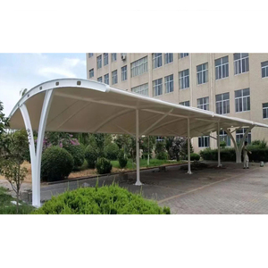 Thiết kế giá bán buôn ngoài trời Tán lều prefab nhà để xe hiện đại mái Lều pvdf cấu trúc màng nghiêng xe đậu xe tán - Product Image 1