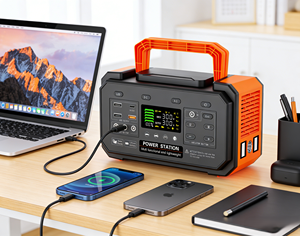 Poforce 300W Solar & Car Portable Power Station 110V/220V Outdoor <b>Camping</b> Pure Sine Wave AC System With Jump A3 300W Pure Sine W - Product Image 1