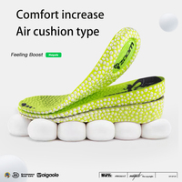 Semelles rehaussantes invisibles Zoom Sports Shoes Popcorn Boosting pour absorption des chocs, pour hommes et femmes, semelles intérieures montantes pour augmenter la taille