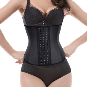 Venta al por mayor mujeres látex corsé 9 Acero hueso cintura Cincher cuerpo Shaper <span class=keywords><strong>faja</strong></span> cintura entrenador Shaper - Product Image 1