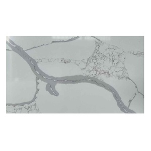 Sản xuất Úc thiết kế Zero 0 silica miễn phí đá cẩm thạch Bianco Carrara kết tinh thạch anh đá tấm - Product Image 4