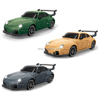 Voiture de course RC 4x4 à l'échelle 1/24, vitesse maximale de 20 km/h, 6 canaux, contrôlée par application, pour l'intérieur et l'extérieur, avec câble USB