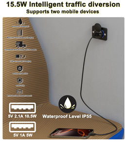 双3.1A总线座椅Usb充电端口双USB快速充电器插座汽车充电器椅子船用汽车总线座椅 - Product Image 6