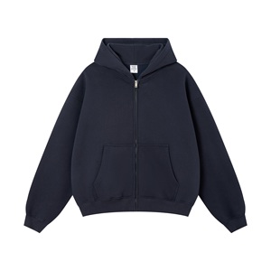 Sweat-shirt à capuche épais et ample pour homme, tendance vintage, 345G, hiver, manches longues, personnalisé pour fabricants de vêtements - Product Image 3