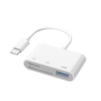 Adaptateur de lecteur de carte SD/TF USB-C avec prise en charge USB 3.0 jusqu'à 5 Gbps de vitesse Garantie de 12 mois