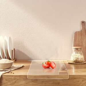 Prix vente chaude planches à découper en acrylique planche à découper transparente avec protecteur de comptoir à lèvres pour cuisine Restaurant - Product Image 3