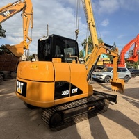 Excavator Crawler Hidrolik Bekas Cat 306 Cat 306D Kapasitas Mini Ukuran Kecil 6 Ton dengan Kualitas Tinggi