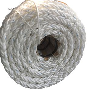 Buatan pabrik 64mm x 220m 8 untai Medium Twisted Polypropylene Marine Mooring tali dengan sertifikat DNV - Product Image 3