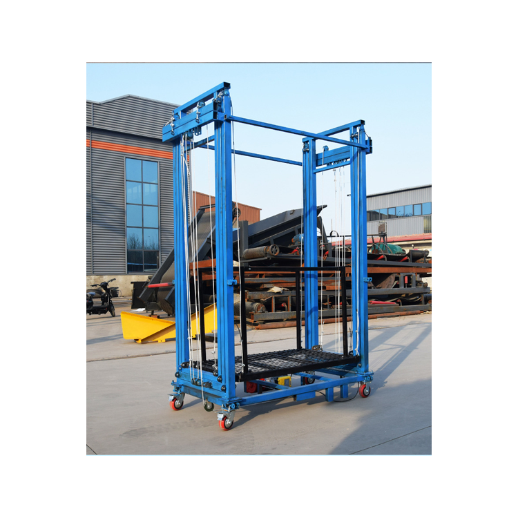 Электрические леса для бытовых складских зданий