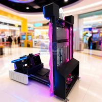 Machine de jeu d'arcade simulateur de tir à monnayeur pour 2 joueurs, avec écran métallique et LED, pour simulation de tir en intérieur