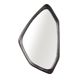 Specchio da parete moderno asimmetrico, scultura decorativa per camera da letto, corridoio, ingresso, soggiorno. - Product Image 1