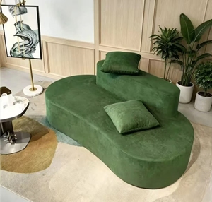 Divano Letto Pieghevole a Due Posti in Memory Foam, Design Moderno, Rivestimento in Tessuto <span class=keywords><strong>Verde</strong></span> Confortevole, Arredamento per Soggiorno - Product Image 4