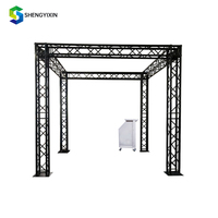 Structure d'éclairage en aluminium, support incurvé, alliage 6061-T6, système de podium de toit, plateforme de scène, événement, concert