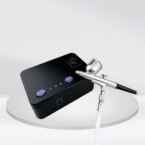 ชุดแอร์บรัชมืออาชีพสีรอยสักทำมือแบบสองหัวมีเสียงรบกวนต่ำพกพาทนทาน - Product Image 1