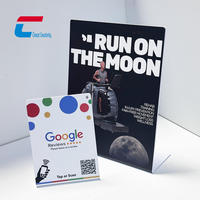Support de bureau publicitaire NFC en PVC sur mesure pour affichage Google Social
