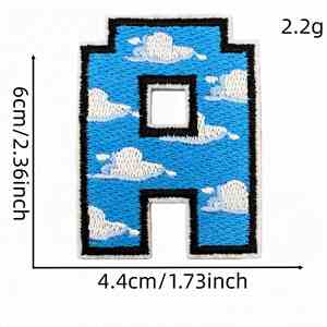 Nouvelles Écussons Thermocollants Écologiques Personnalisables en Couleur avec 26 Lettres Anglaises pour Vêtements, Chapeaux, Sacs, Badges et Décorations - Product Image 6