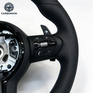 Volante Deportivo de Cuero para Modelos F10/F11/F20-F36, 3/4 Radios, Múltiples Tamaños de Agarre (30-50mm) para la Marca - Product Image 6