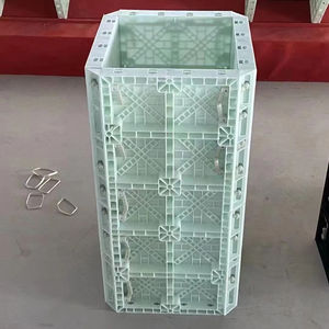 दीवार, स्लैब, कॉलम के लिए समायोज्य मॉड्यूलर डिजाइन कॉलम कंक्रीट प्लास्टिक फॉर्मवर्क बनाने के लिए पुनः प्रयोज्य - Product Image 1