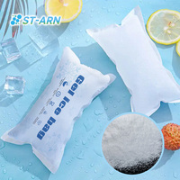Gel de refroidissement polymère super absorbant biodégradable pour les vessies de glace en gel pour l'expédition de nourriture