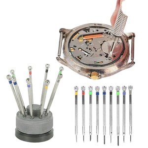 Set Durevole di 9 <span class=keywords><strong>Cacciaviti</strong></span> per <span class=keywords><strong>Orologiaio</strong></span> Varie Misure a Testa Tonda Accessori Essenziali e Pratici per la Riparazione di Orologi - Product Image 6