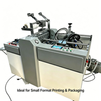 Équipement de plastification entièrement automatique CG760F pour cartes de visite, calendriers et livres avec contrôle de pression hydraulique