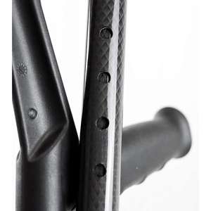 Stampelle Pieghevoli in Fibra di Carbonio (x2 pz), Ortopediche per Adulti Nere KMINA K10057 - Product Image 4