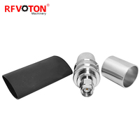 Connecteur SMA mâle à polarité inversée RP à sertir pour câble coaxial LMR600, connecteurs coaxiaux RF