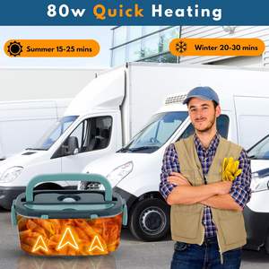 Vente en gros d'accessoires de cuisine : Boîte à lunch chauffante portable en acier inoxydable Bneto avec sac de transport, pour maison intelligente - Product Image 3