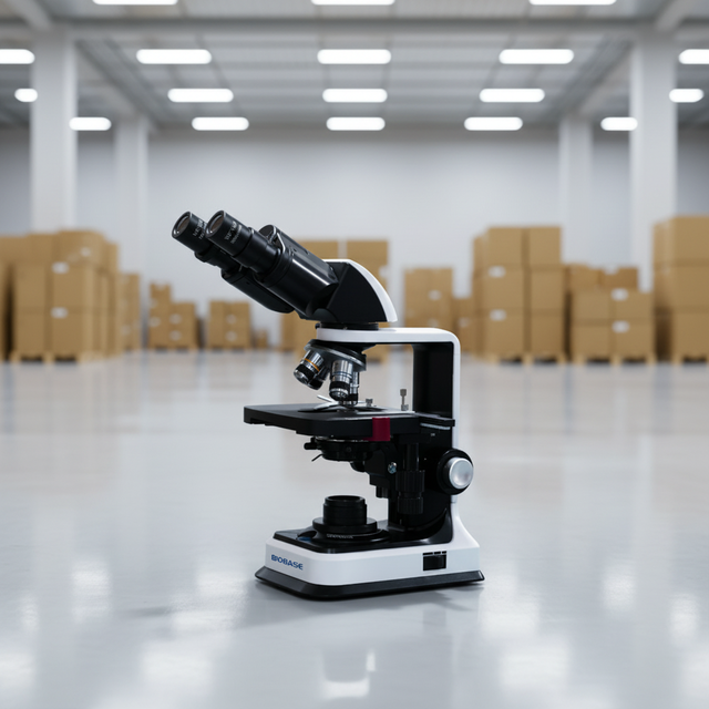BIOBASE Student Microscope Monocular Biological Microscope for School Laboratory Science Education Microscopio