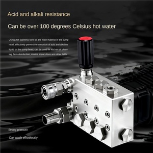 Laveuse de voiture électrique commerciale haute pression 3000W 220V en acier inoxydable, résistante aux hautes températures, pour eau froide - Product Image 3